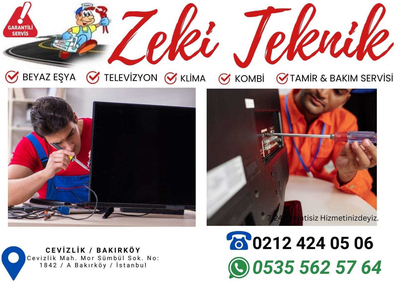 CevizlikTelevizyon Tamircisi Bakırköy